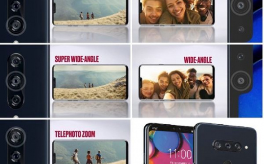 LG V40 ThinQ lộ diện với 5 camera