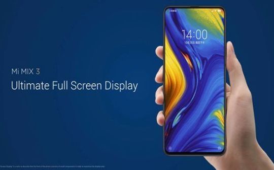 Mi MIX3 sở hữu thiết kế toàn màn hình thực sự với camera selfie ẩn