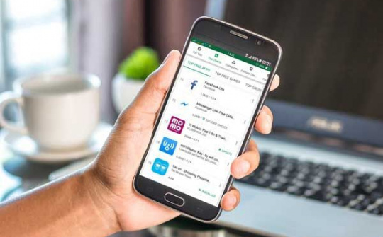Ví MoMo đạt vị trí thứ 13 trên Google Play và "quán quân" của Top Free Finance