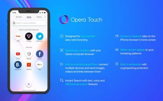 Opera Touch là trình duyệt hoàn hảo nhất trên mọi thiết bị iPhone
