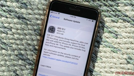 Apple trình làng iOS 12.1 với loạt cải tiến mới