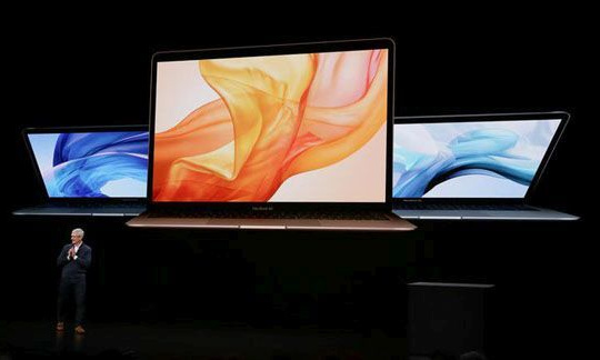 MacBook Air Retina 2018 có viền màn hình mỏng hơn, hỗ trợ Touch ID