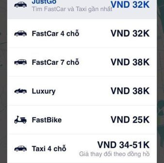 FastGo bắt tay 35 hãng taxi truyền thống ra tính năng JustGo