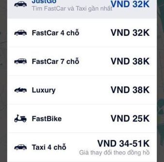 FastGo bắt tay 35 hãng taxi truyền thống ra tính năng JustGo