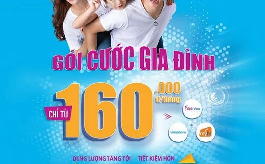 VNPT tăng gấp đôi ưu đãi cho gói cước Gia đình