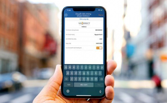 VIB triển khai tính năng chuyển tiền chứng khoán VnDirect