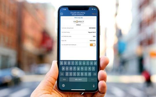VIB triển khai tính năng chuyển tiền chứng khoán VnDirect