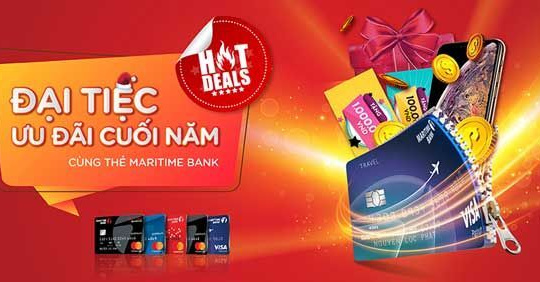Hoàn tiền cao và cơ hội nhận iPhone Xs Max với "đại tiệc ưu đãi" của Maritime Bank