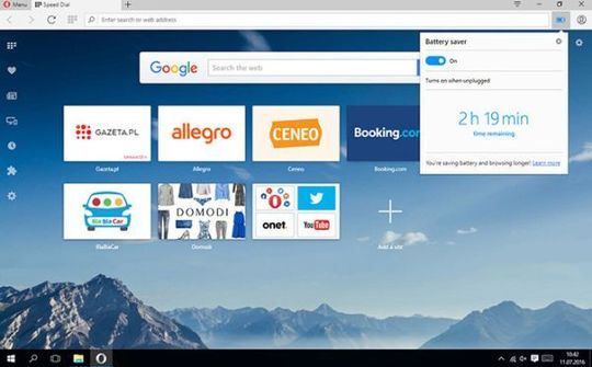 Opera 59 cho máy tính để bàn hỗ trợ thêm ví tiền ảo