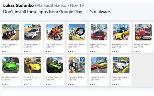 ESET chỉ ra 13 ứng dụng độc hại trên Play Store
