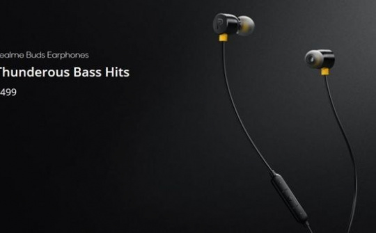 Oppo ra mắt tai nghe Realme Buds, giá 7 USD