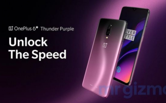 Oneplus 6T sẽ có thêm phiên bản màu Tím sấm sét