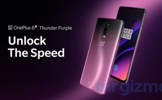 Oneplus 6T sẽ có thêm phiên bản màu Tím sấm sét
