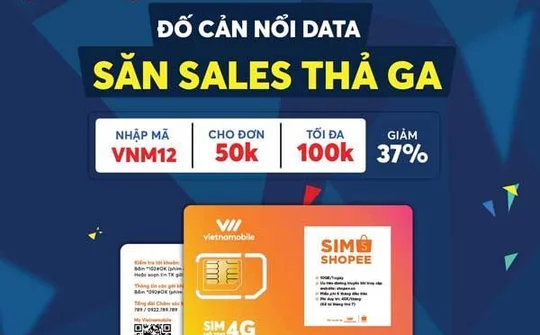 Vietnamobile bắt tay Shopee ra mắt sim 4G dung lượng 10gb mỗi ngày