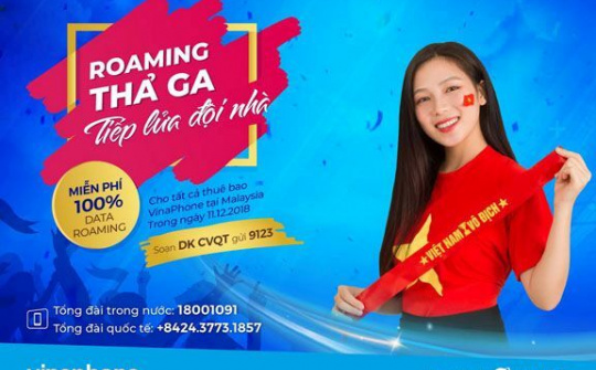 VinaPhone treo thưởng 1 tỉ đồng cho tuyển Việt Nam