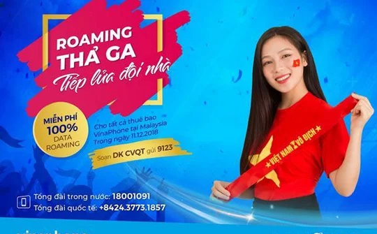 VinaPhone treo thưởng 1 tỉ đồng cho tuyển Việt Nam