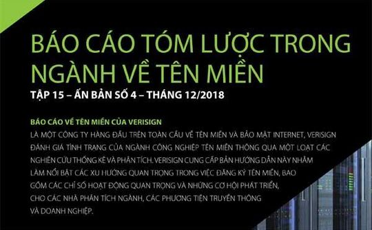 Internet phát triển lên đến 342,4 triệu tên miền trong quý 3/2018