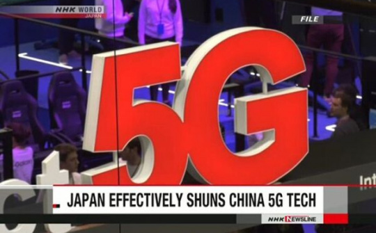 Nhật Bản tránh dùng công nghệ 5G của Trung Quốc