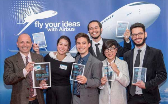 Airbus chọn 51 đội tham dự cuộc thi toàn cầu Fly Your Ideas