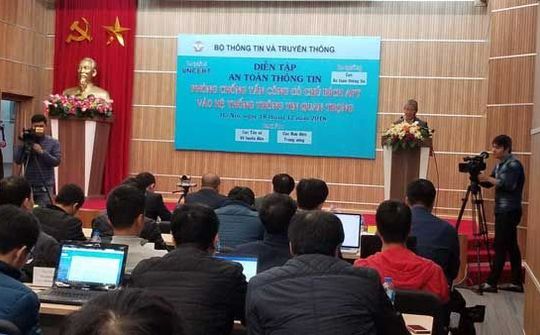 Hơn 100 đội tham gia Diễn tập ứng cứu sự cố ATTT mạng toàn quốc năm 2018