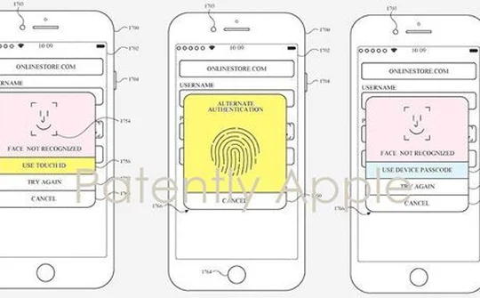 iPhone trong tương lai có thể có cả Face ID và Touch ID