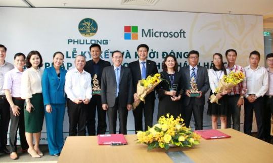 Địa ốc Phú Long hợp tác với Microsoft Việt Nam đẩy mạnh "số hóa doanh nghiệp"