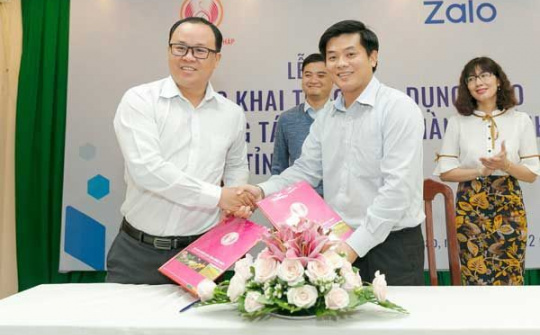 Đồng Tháp ứng dụng Zalo làm nền tảng cho dịch vụ công trực tuyến