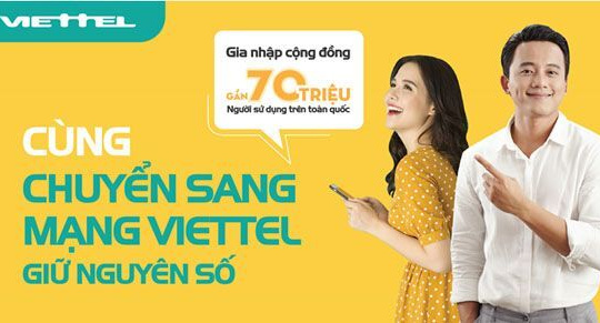 Viettel phục vụ khách hàng chuyển mạng giữ số tại nhà