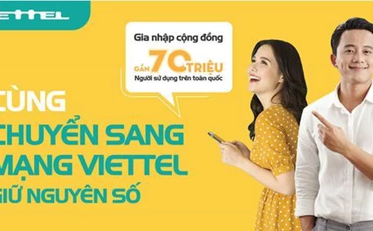 Viettel phục vụ khách hàng chuyển mạng giữ số tại nhà