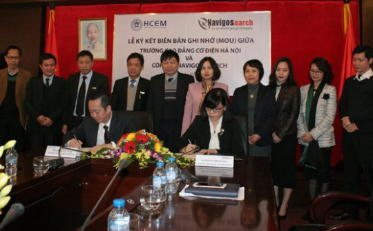 Navigos Search hợp tác đào tạo kỹ năng mềm cho sinh viên CĐ Cơ điện Hà Nội