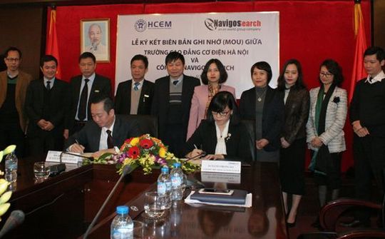 Navigos Search hợp tác đào tạo kỹ năng mềm cho sinh viên CĐ Cơ điện Hà Nội