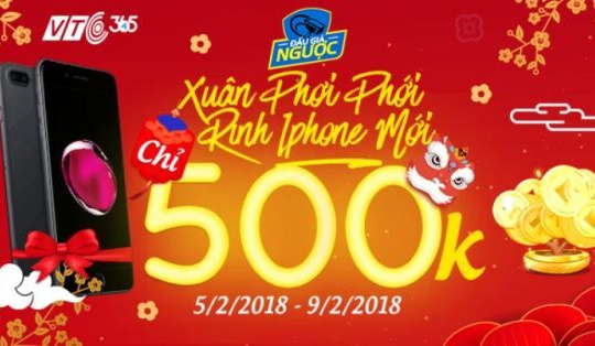 VTC Pay ra mắt sự kiện “Đấu giá ngược được quà Tết”