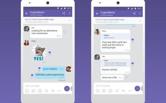 Viber giới thiệu dịch vụ chat nhóm Viber Communities