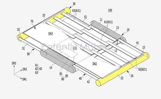 Samsung khoe ý tưởng tablet có thể mở rộng màn hình
