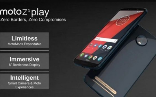 Lenovo rục rịch ra mắt dòng smartphone Moto Z3 Play