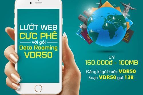 Viettel tung gói VDR50, 100MB data roaming dùng trong 7 ngày