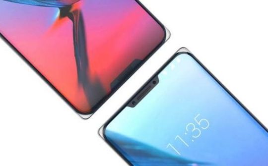 ZTE lộ concept smartphone màn hình tràn viền, khuyết hai cạnh