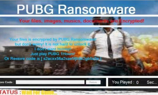 Xuất hiện ransomware ép nạn nhân... chơi game