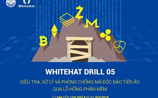 Diễn tập ATTT chống mã độc đào tiền ảo quy mô toàn quốc ngày 9/5 tới