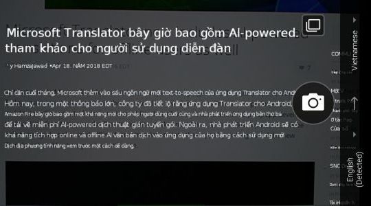 Microsoft Translator hỗ trợ dịch thuật ngoại tuyến nhờ vào AI