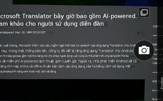 Microsoft Translator hỗ trợ dịch thuật ngoại tuyến nhờ vào AI