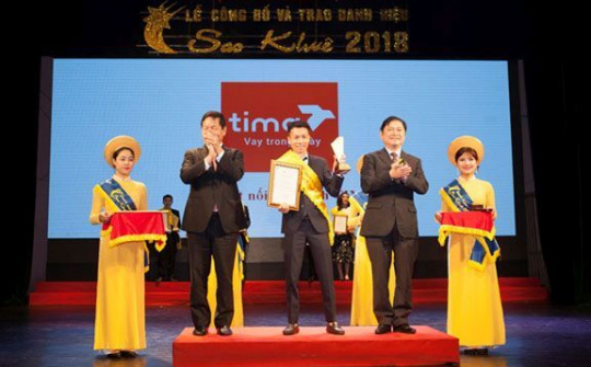 Startup Fintech giải ngân 1 tỷ USD lọt Top 10 Sao Khuê 2018