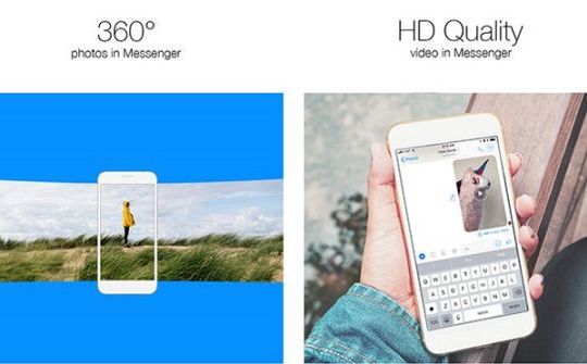 Người dùng Messenger giờ đây đã có thể gửi ảnh 360 độ và video HD
