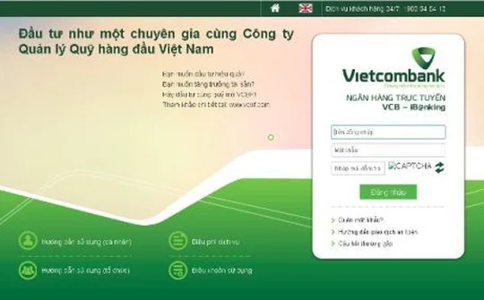 Vietcombank cảnh báo giao dịch giả mạo ngân hàng điện tử