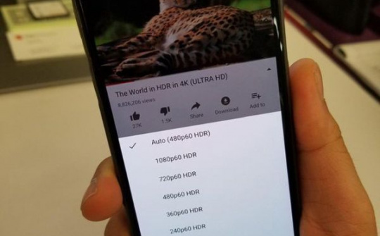 Người dùng iPhone X đã có thể tận dụng sức mạnh từ video HDR trên YouTube