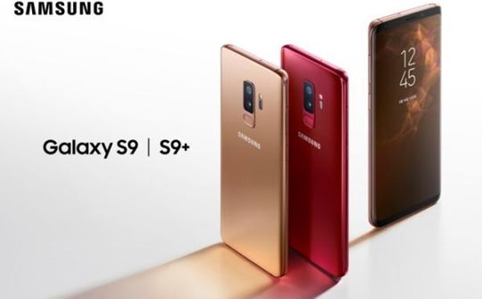 Samsung chính thức phát hành bộ đôi Galaxy S9/S9+ màu vàng và đỏ