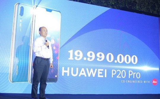 Huawei P20 Pro chính thức ra mắt, giá gần 20 triệu đồng