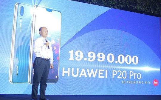 Huawei P20 Pro chính thức ra mắt, giá gần 20 triệu đồng