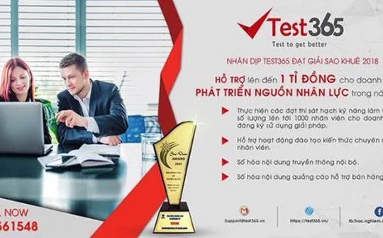 Test365 tài trợ doanh nghiệp Việt Nam phát triển nguồn nhân lực trong năm 2018