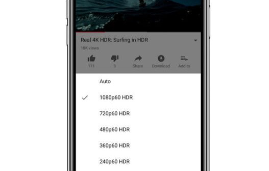 iPhone X đã hỗ trợ xem video YouTube HDR chất lượng cao